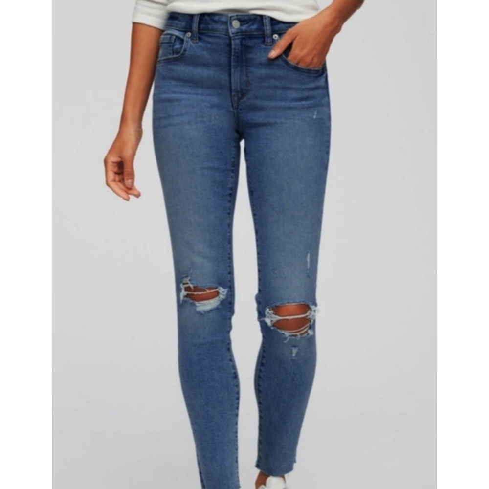 GAP Denim Distressed Leggings
